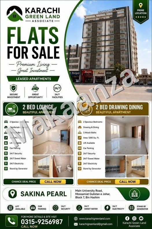 SAKINA PEARL APARTMENT FOR SALE