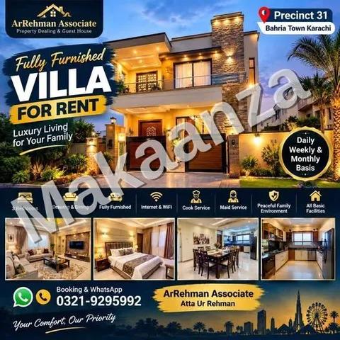 VILLA AVAILABLE FOR RENT
