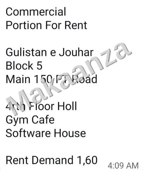 PORTION FOR RENT